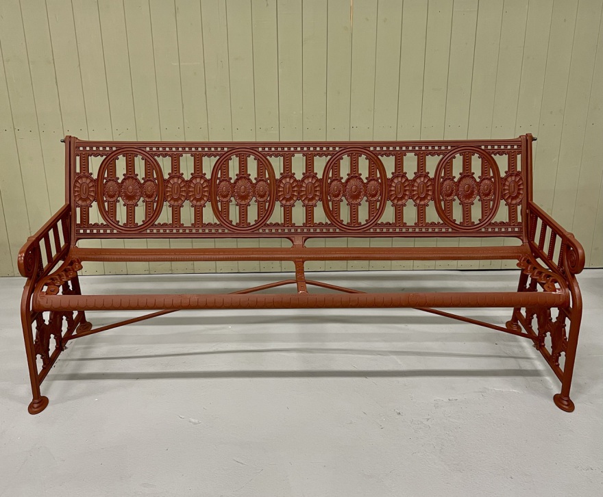 Antique Coalbrookdale Bench
