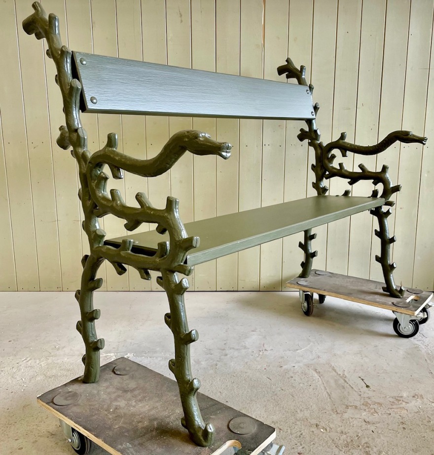 seahorse bench