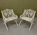 Antique Cast Iron Chairs