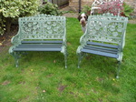Antique Cast Iron Chairs