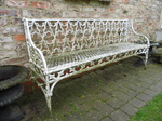 Antique Cast Iron Bench