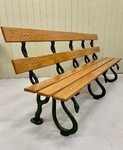 Antique Cast Iron Bench 
