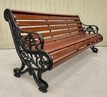 Antique Cast Iron Bench