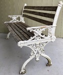 Antique Cast Iron Bench