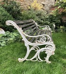 Antique Cast Iron Bench
