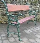Antique Cast Iron Bench