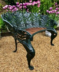 antique laurel bench