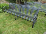 Victorian Strapwork Benches