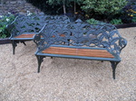 Coalbrookdale Fern and Blackberry Bench