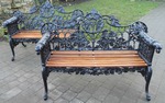 Antique Coalbrookdale Bench