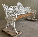 Antique Cast Iron Bench