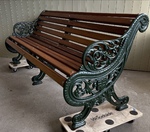 victorian Cast Iron bench