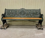 Antique Coalbrookdale Bench