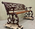 Coalbrookdale Cast Iron Bench