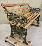 Antique Coalbrookdale Bench