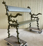 Antique Cast Iron Bench