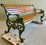Antique Cast Iron Bench