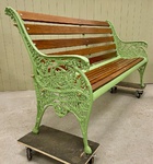 Antique Coalbrookdale Bench 