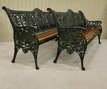 Antique Coalbrookdale Bench