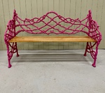 Antique Cast Iron Bench 