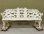 Antique Cast Iron Bench 