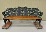 Antique Coalbrookdale Bench 