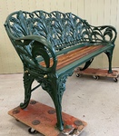 Antique Coalbrookdale Bench