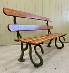 Victorian Cast Iron Bench 