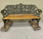 Antique Cast Iron Bench