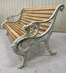 Antique Cast Iron Bench