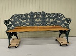 Antique Cast Iron Bench