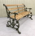 Antique Coalbrookdale Bench