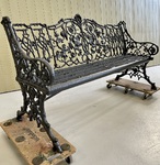 Antique Cast Iron Bench 