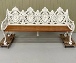 Antique Cast Iron Bench