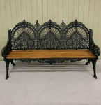 Antique Coalbrookdale Bench
