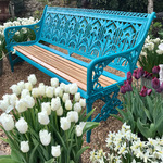 Antique Coalbrookdale Bench