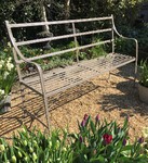 Antique strapwork Bench