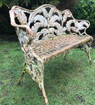 Antique Fern Bench 