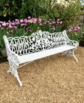 antique cast iron bench