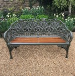 Antique Coalbrookdale Bench 