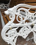 Antique Cast Iron Bench