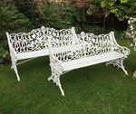 Coalbrookdale antique bench
