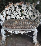 Antique Cast Iron Bench