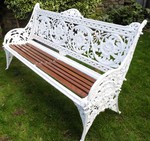Antique Coalbrookdale Bench