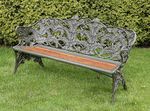 Antique Coalbrookdale Bench
