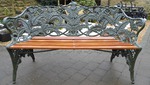 Antique Cast Iron Bench