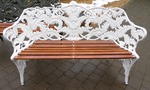 Antique Cast Iron Bench