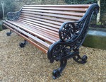 Victorian Cast Iron Bench