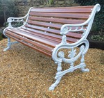 Antique Cast Iron Bench