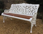 Antique Coalbrookdale bench